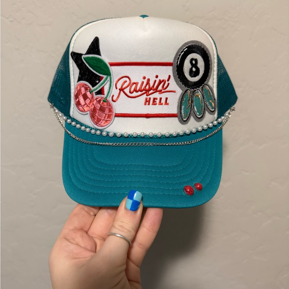 Custom Patch Trucker Hat - Raisin’ Hell